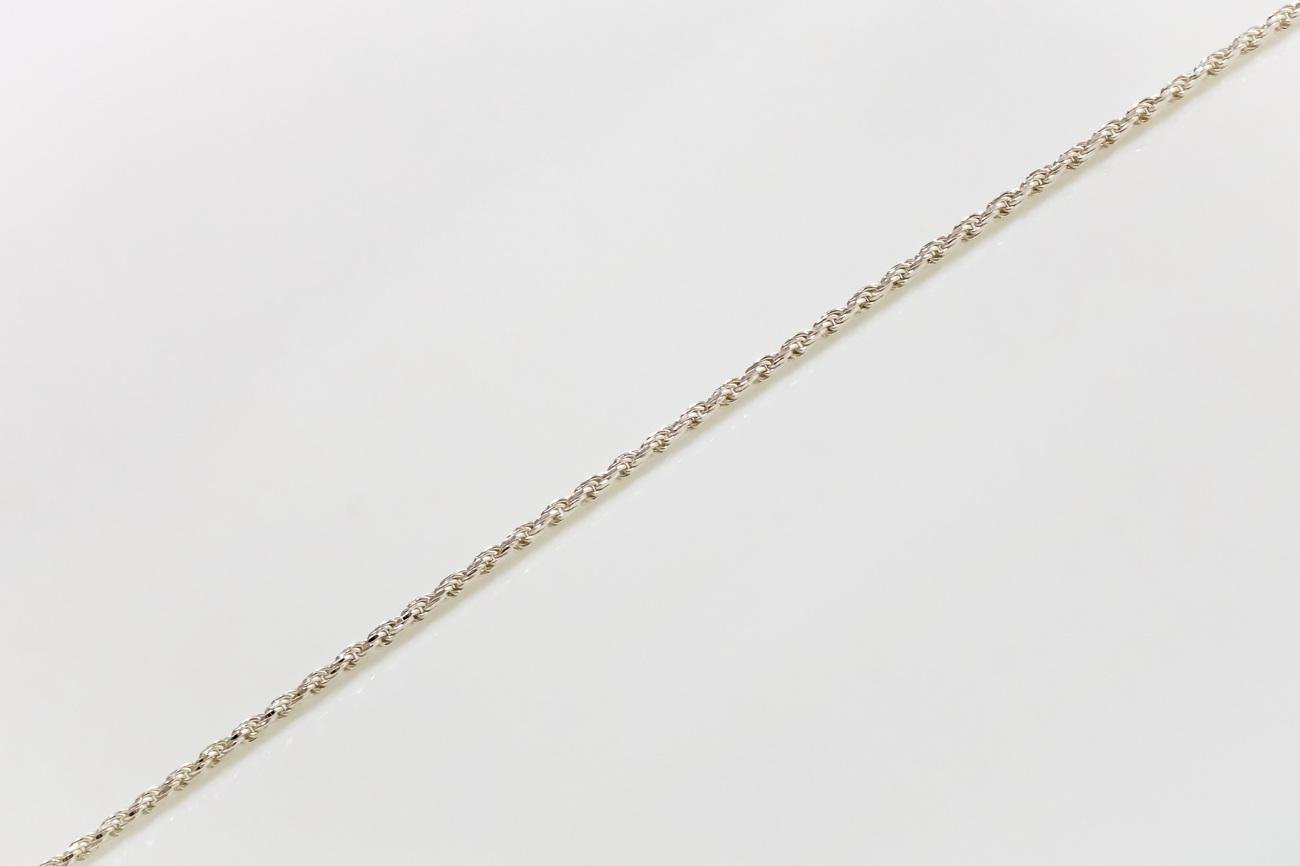 שרשרת כסף חבל