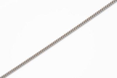 שרשראות כסף ציפוי רודיום FCOR 120 אלברט חוט עגול שר' מוכנות